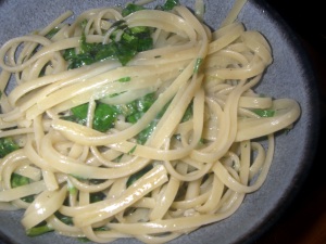 linguine with garlic pepper sauce